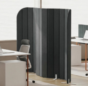 Floor-standing Curved Partition